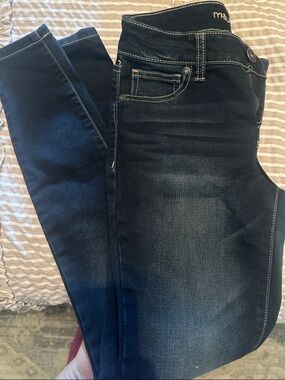 Maurices Women's Dark Blue Skinny Jeans